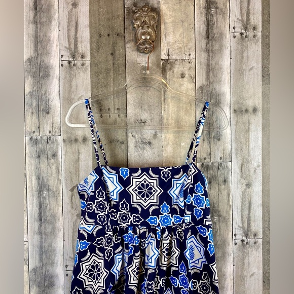 NWT Anthropologie Hutch Bandeau Romper in Blue Floral Size Medium. - Picture 4 of 15